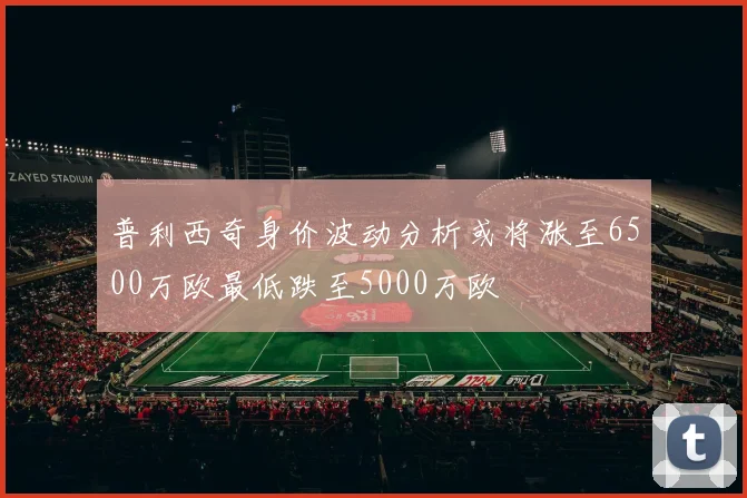 普利西奇身价波动分析或将涨至6500万欧最低跌至5000万欧